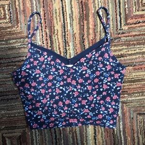 Flower crop top
